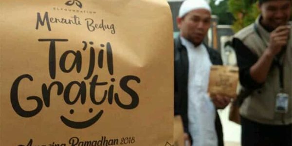 Sampai Ramadhan Hari Ke-23, 9000 Takjil dari Elcorps Berhasil Didistribusikan