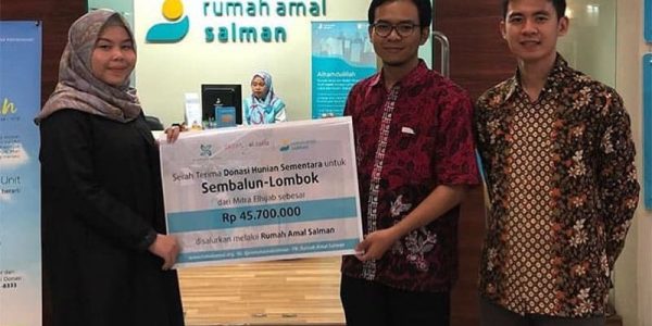 Elcorps Salurkan Donasi Bagi Korban Bencana Lombok