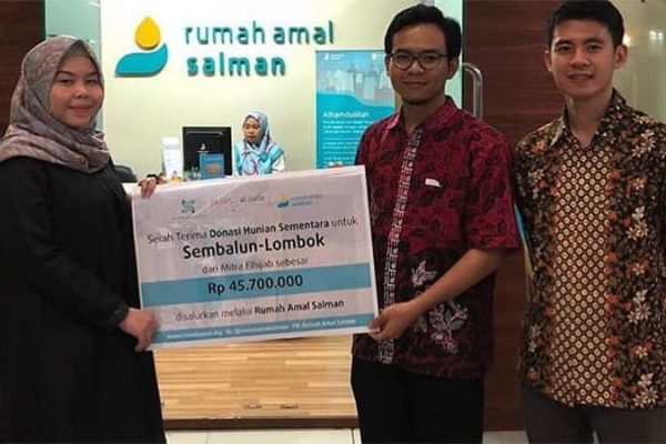 Elcorps Salurkan Donasi Bagi Korban Bencana Lombok